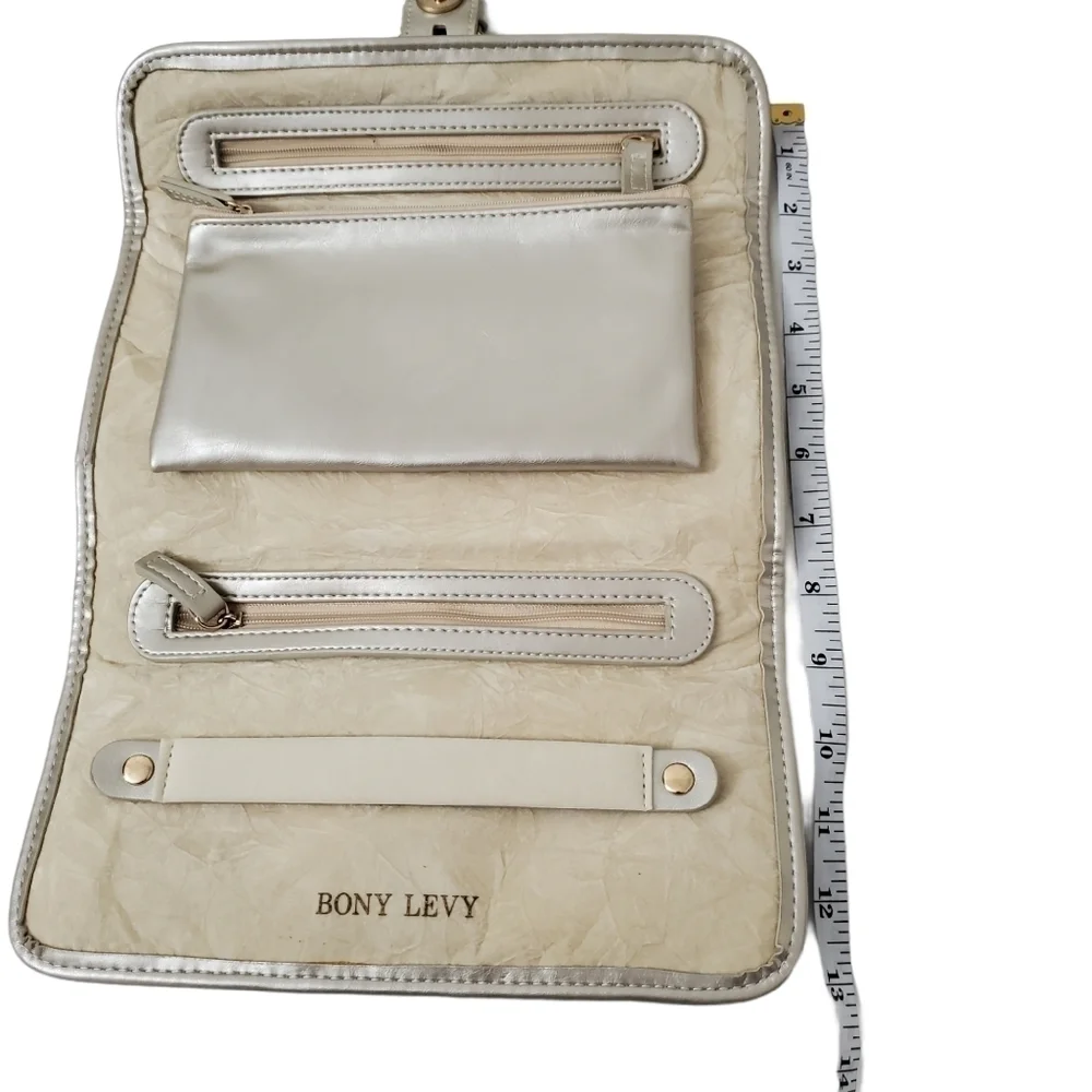 Bony Levy Travel Makeup‎ Kit Bag Silver